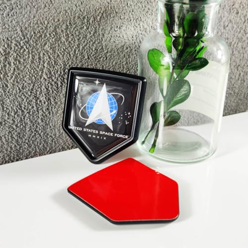 Image of Newperlite US Space Force Flag Decal Sticker Car Emblem Military Army Flag Car Decoration Accessories Shield for Truck Vehicles Cars, 2 Pack