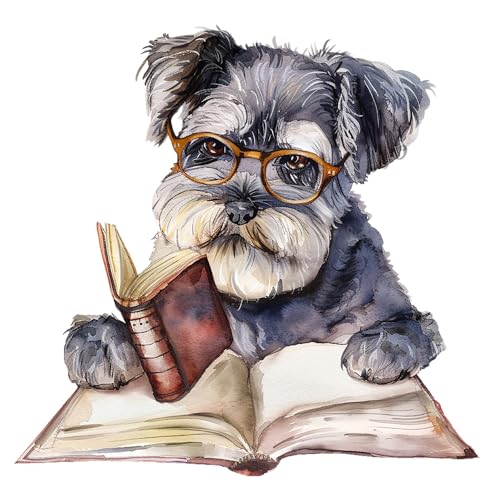 Vinilo Decorativo Animal Perro Schnauzer 30x30 cm miniatura 7