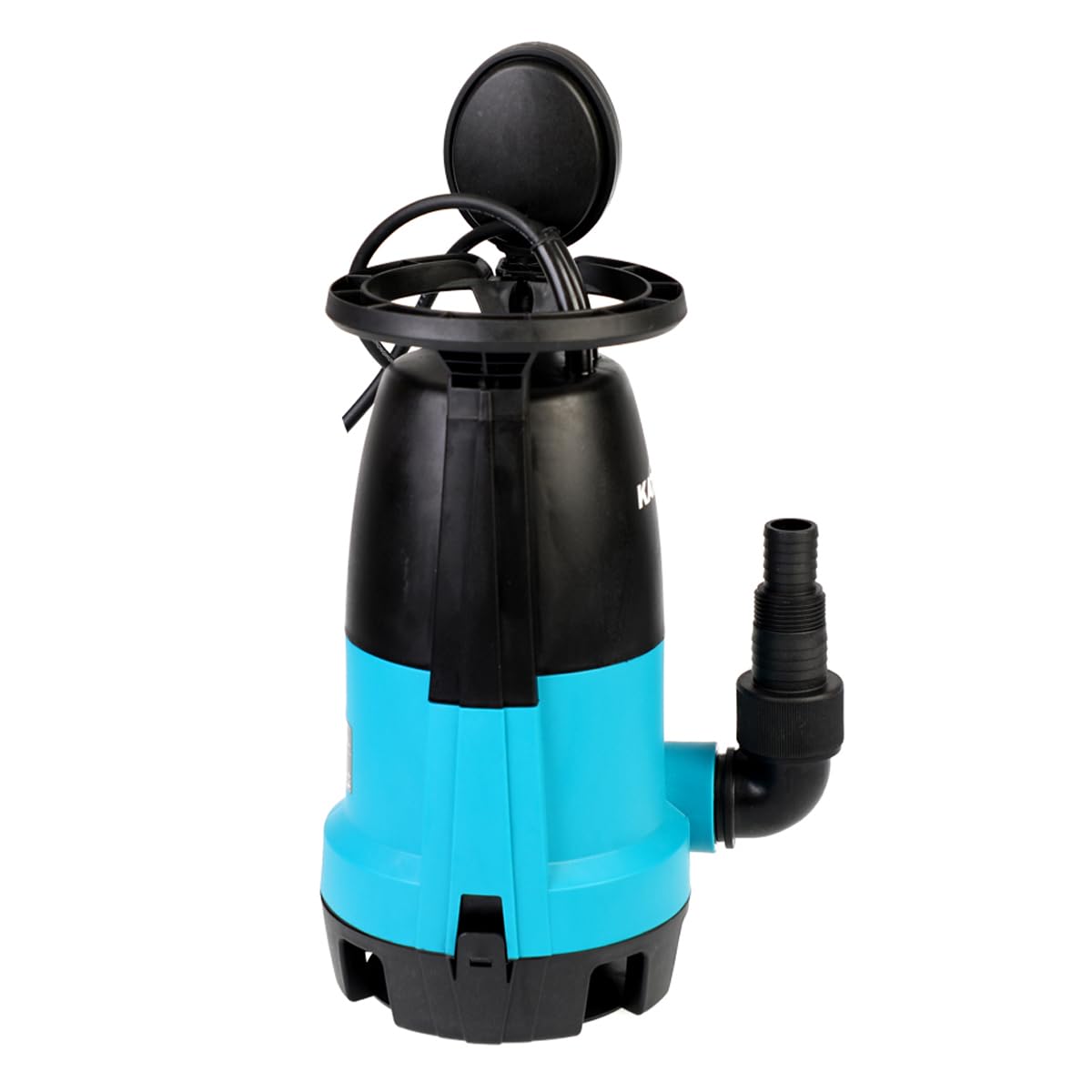 KATSU - Bomba sumergible profesional de 400 W para agua limpia y sucia con manguera de 10 metros de manguera de 1 pulgada y acoplador rápido con base intercambiable