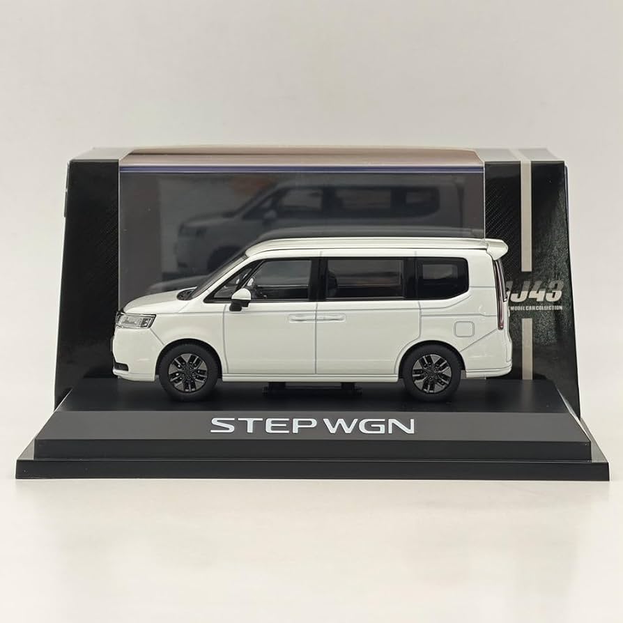 Honda STEP WGN ステップワゴン 1/43ディスプレイモデル 1/43 ホンダ STEP WGN e:HEV SPADA プラチナホワイトパール