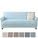Brenna Collection Basic Strapless Slipcover. Form Fit, Slip Resistant, Stylish Furniture Shield / Protector Featuring Lightweight Twill Fabric. By Home Fashion Designs Brand. (Sofa, Blue)