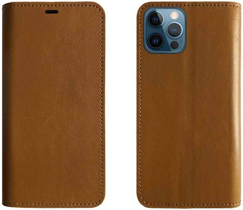 Étui cuir iPhone 12 Pro à rabat pour simplifier vos déplacements