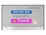 23.8' Screen Replacement for HP Pavilion All in One 24-X 24-XA1014 30 pin FHD 1920×1080 LCD Touch Display Panel