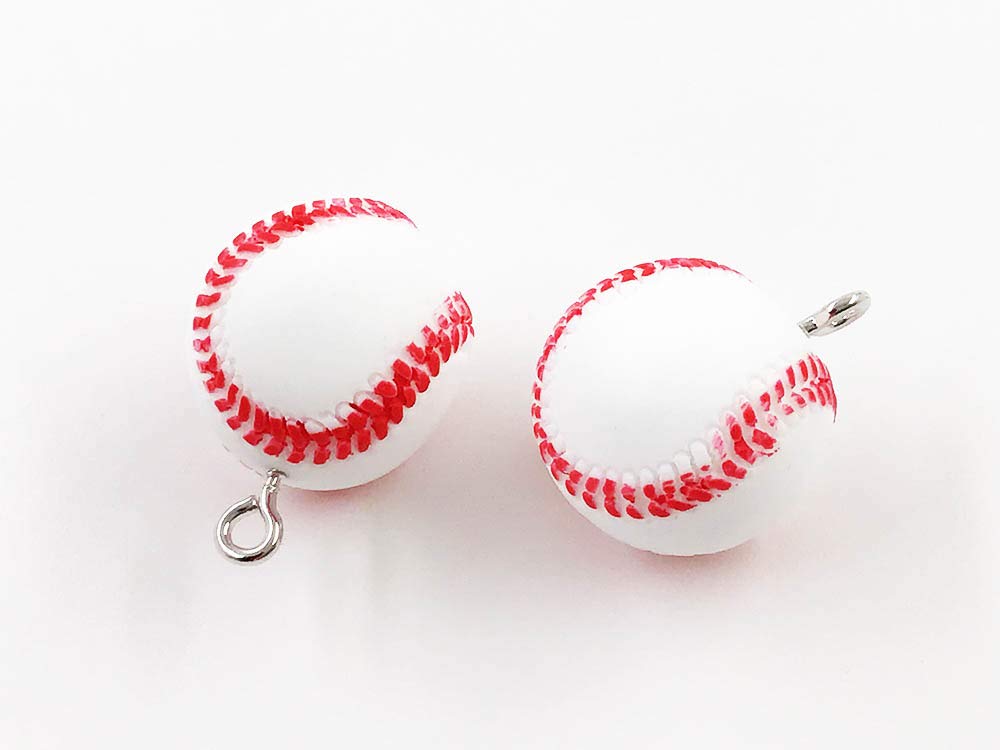 Amazon | ファイニエ チャームパーツ ボール 6個 16mm 野球ボール