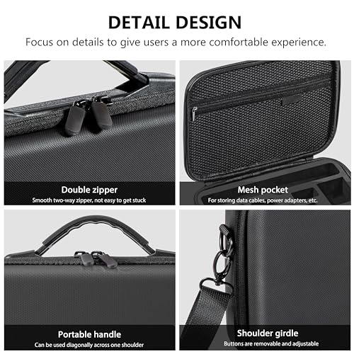 Image of Tomat Action 5 Pro Carrying Case for DJI Osmo Action 5 Pro /Action 4 Camera Accessories Hard Shell Bag Travel Case Compatible with DJI Action 5 Pro /Action 4 Adventure