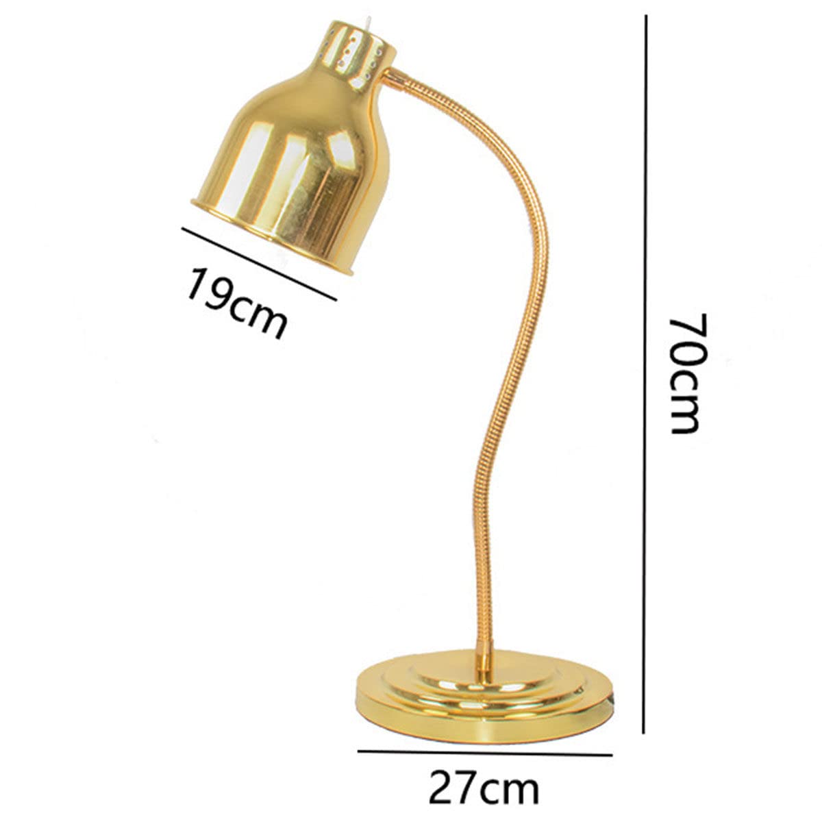 Lampade riscaldanti per alimenti, Lampada per la conservazione del calore alimentare, Lampada riscaldante commerciale per catering, Ristorante, Cucina, Servizio di ristorazione, Buffet, Stati Uniti