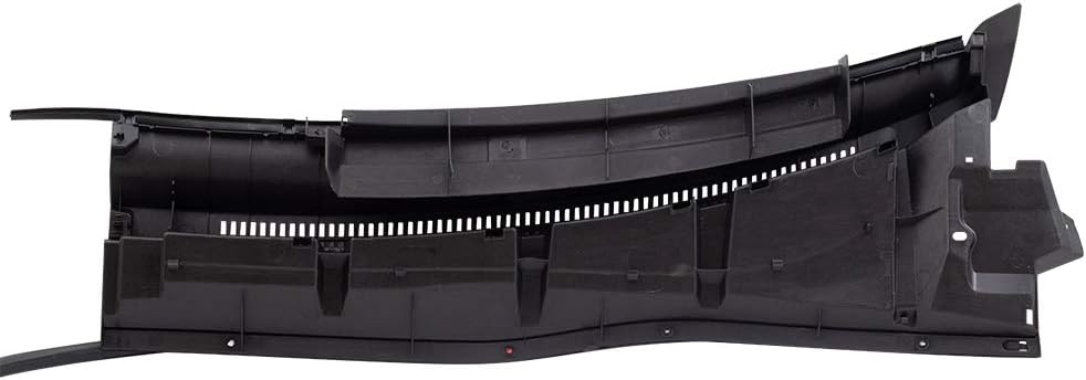 Brock Replacement Passengers Textured Black Cowl Grille Windshield Wiper Molding Compatible with 2009-2013 Corolla 5570802410