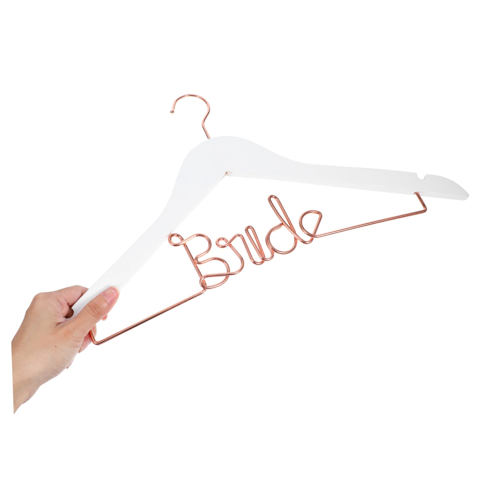 Cabilock Wedding Dress Hanger for Bride Elegant and Decorative Hanger for Weddings Bridal Shops and Dress Display Keeps Gowns Safe and Wrinkle