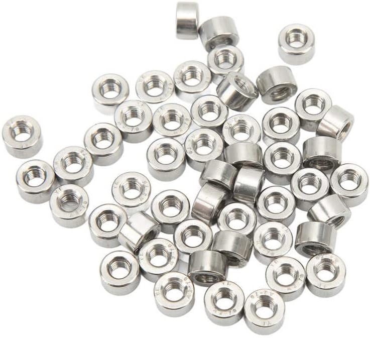 Coupling Nut Set M5 Accurate Size Cylindrical Coupling Nut for Home Decoration