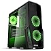 Produktbild Empire Gaming - PC-Gehäuse Gaming WarFare Schwarz LED-Leuchte Grün: USB 3.0, 3 Lüfter LED-Leuchte 120 mm, Seitenwand Transparent/Schwarz- ATX / mATX / mITX
