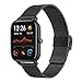 TRUMiRR Kompatibel mit Amazfit GTS/GTS 2/GTS 3 Armband, Mesh Gewebt Edelstahl Uhrenarmband Quick Release Armband Business Ersatzband für Amazfit GTS/GTS 2 Mini/GTS 2e,Amazfit Bip/Bip S/Bip U Pro