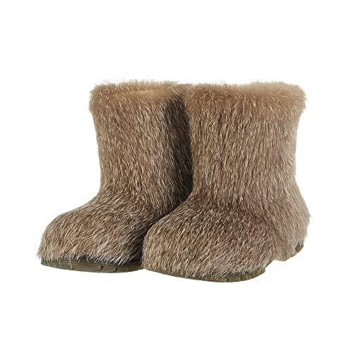 Kid's winter boots, nutria fur toddler boots,leather children's snow boots, kids mukluks, yeti boots for kids, children winter shoe