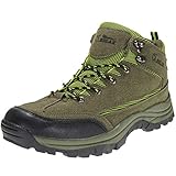  KRELAX Bota Treking Montaña con Cordones Rápidos para Hombre Kaki Talla 46