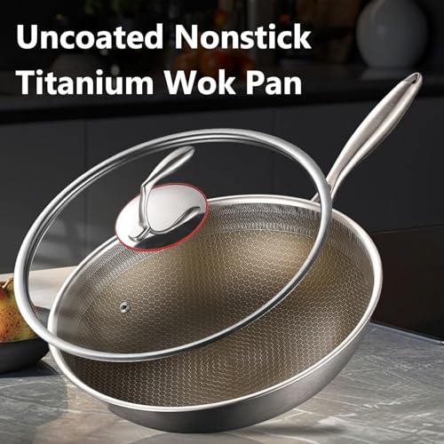 Wok cuadrado antiadherente de titanio 13.39 in miniatura 2