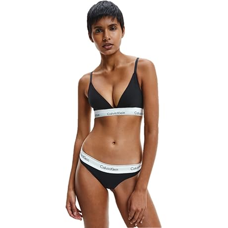 Calvin Klein Underwear Women's Modern Cotton Stretch Thong Panties