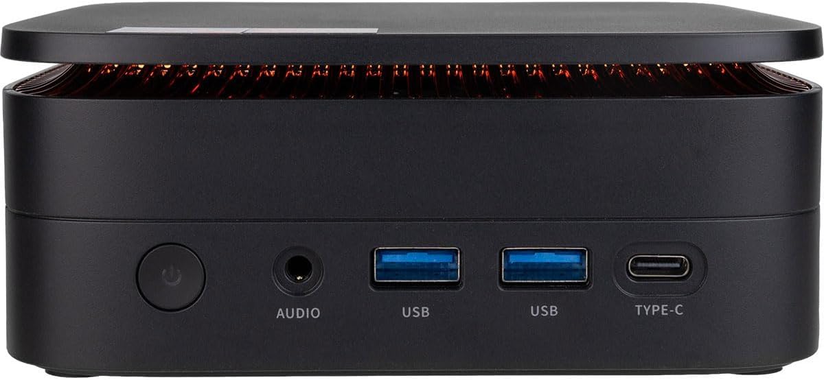 Kamriu Hyper H1 Ryzen 7 6800H, 32GB LPDDR5 RAM, 1TB SSD, Windows 11 Pro Mini Gaming & Workstation PC w/Triple 4K @60Hz Display via HDMI/Displayport/USB-C & Internal WiFi 6 & 2.5Gb RJ45 (by_KAMRUI)
