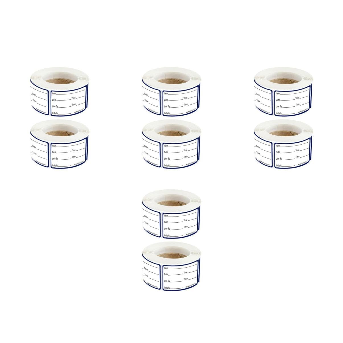 NUOBESTY 4 Set Etichetta Data Adesivo Etichetta Cucina Etichette Per Alimenti Frigorifero Congelatore Etichette Alimentari Adesivo Per Del Cibo Adesivi Carta 2 * 4