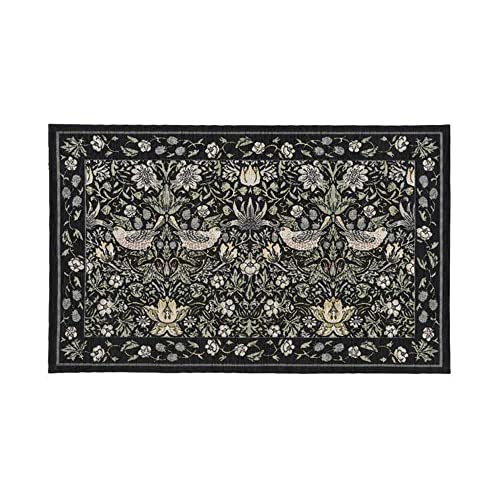 �쓇�D���Z���R�� Morris Design Studio �����X�f�U�C���X�^�W�I ���փ}�b�g ���O �������D�_ �u���b�N 45×75cm FH1709