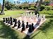 Chess House Premium Giant Chess Set Pieces (25 inch King) Black and White