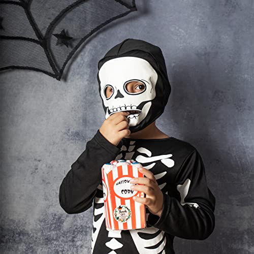 Thank You Halloween Label Stickers Roll, 1.5 Inch 500 Pcs Cute Halloween Fun Stickers For Small Business, Round Seal Ghost Stickers For Goodie Bags Gift Favors Box Cards Decorations #TOP1