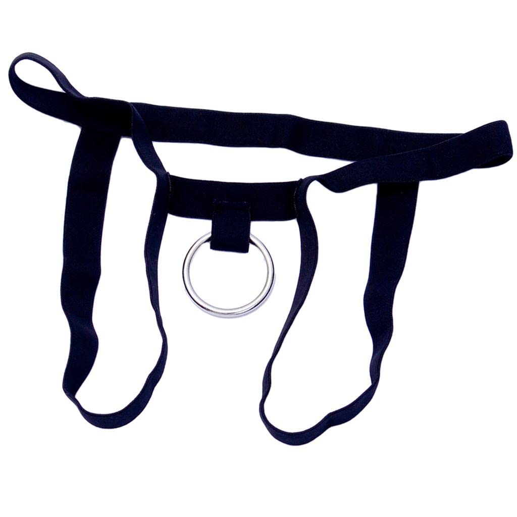 Sexy Mens G-string Underwear Hollow Ring Pouch Jockstrap Thong Briefs Black-image-41