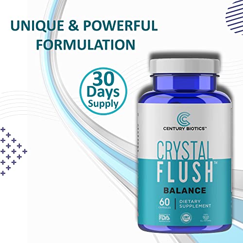 Crystal Flush Balance Feet Fungus Dietary Supplement Capsules Toenail Fungus Treatment - Nail Fungus Treatment For Toenail - Foot Repair Extra Strength – Toe Nail Renewal - 60 Capsules #TOP3