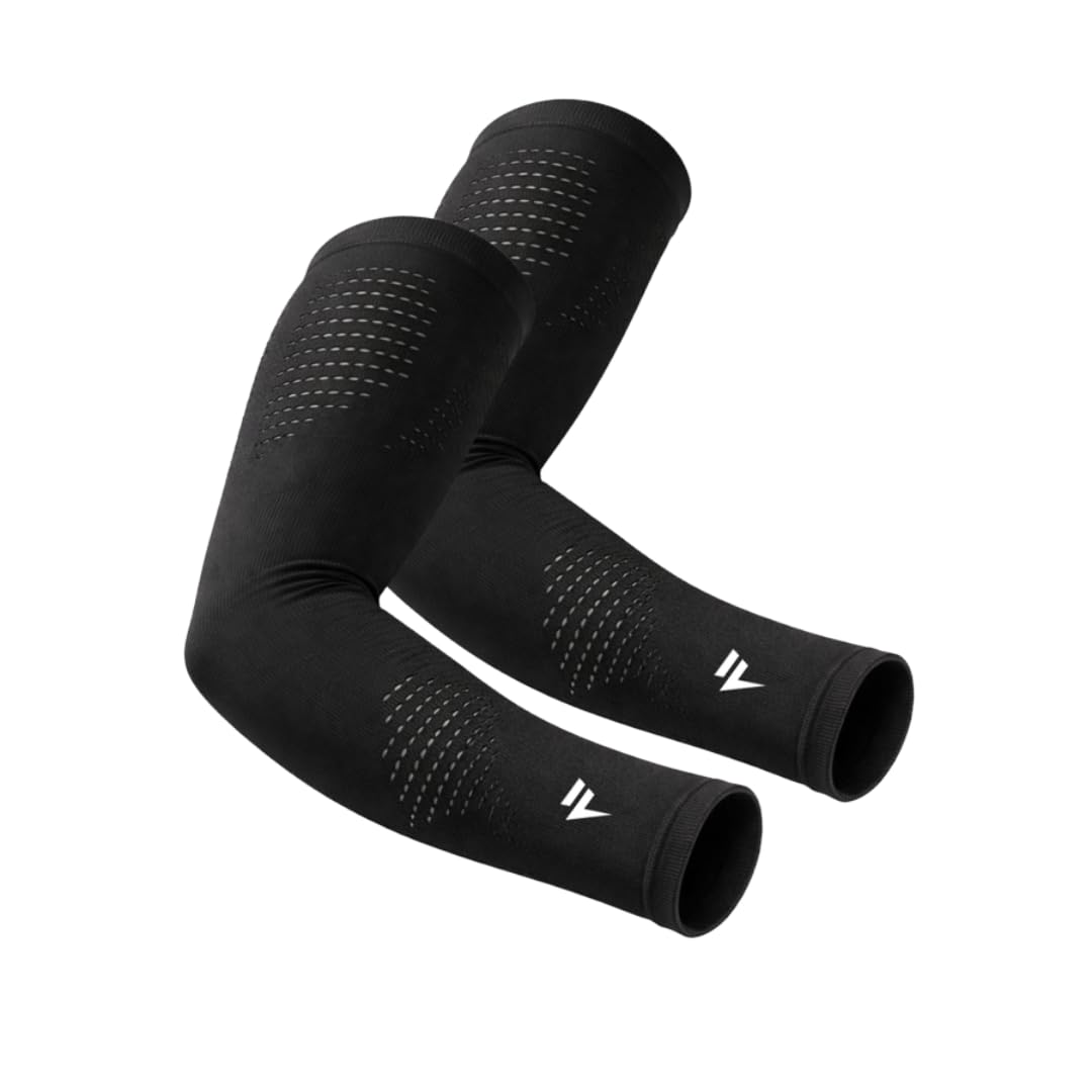 Flytex - Manchons de Compression pour Bras - Confortables et Respirants - Réduction des Vibrations musculaires - Performance Longue Durée