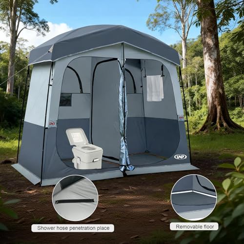 Image of Shower Tent, Outdoor Camping Privacy Shelter-Dressing Changing Room-Portable Toilet Tent for Hiking Sun Shelter Picnic Fishing