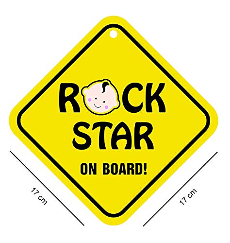 Image of Billy Bum Baby On Board (Rock Star)