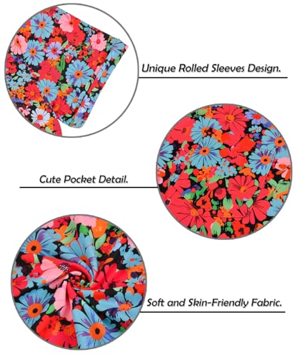 Image of TIYOMI Plus Size Tops for Women V Neck Tshirts Basic Tunic Casual Hawaii Floral Tie Dye Camo Summer Short Sleeve Tee XL-5XL