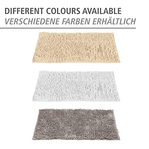 WENKO Badematte Lanas, nachhaltiger Badteppich hergestellt aus recycelten PET Flaschen in Schafswoll-Optik mit… – Bild 6