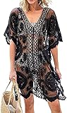 PERFETTO PER QUALSIASI OCCASIONE - Copricostume donna mare,abito da spiaggia che copre l'abito all'uncinetto adatto alla maggior parte delle donne. Vestito per tutte le vacanze estive, solarium, bordo piscina, spiaggia, feste, vacanze, cocktail, club o luna di miele, scegli uno stile bohémien chic.