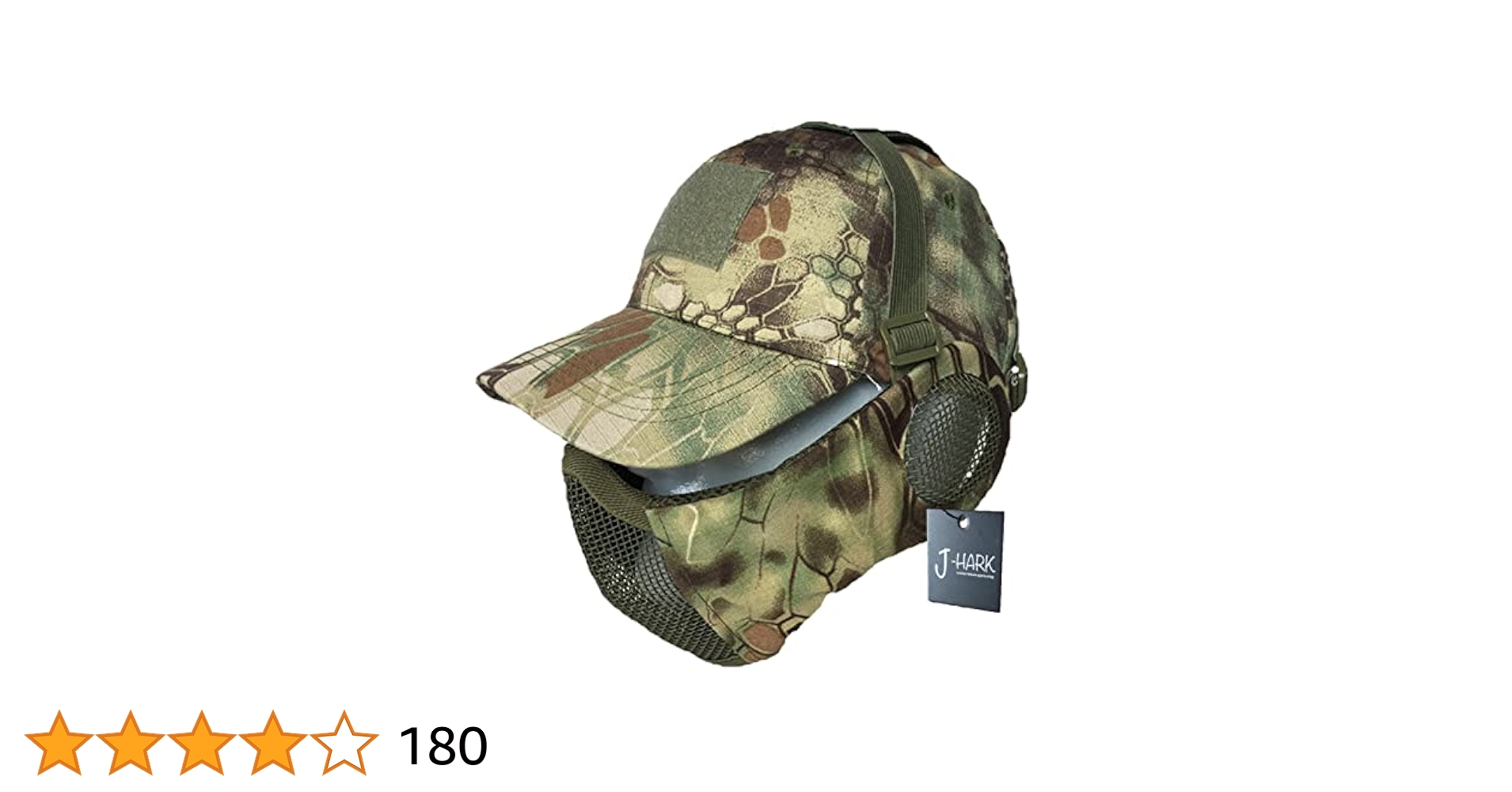⭕タクティカルヘルメット メッシュマスク サバゲー 装備 防具 ゴーグル 迷彩 WoSporT タクティカルヘルメット メッシュマスク付 MC