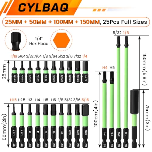 Clés Allen à percussion avec porte-embout magnétique pour ne plus perdre vos vis - 2