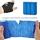12 Stück Klebeverband Selbstklebend, 7.5 cm x 4 m Blau und Schwarz Elastische Binde für Sport, Selbstklebender Verband Haustiere Finger und Hand Selbsthaftende Bandage, Verbandsmaterial Mullbinden