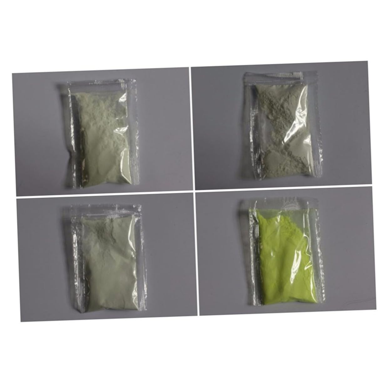 ERINGOGO Luminous Set 8pcs Waterproof Fluorescent Glitter Powder for Nighttime Glamour (Random Colors)