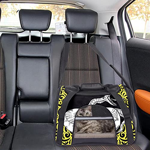 Cage de transport pour siège de voiture évitant le stress de votre animal durant les trajets - 7
