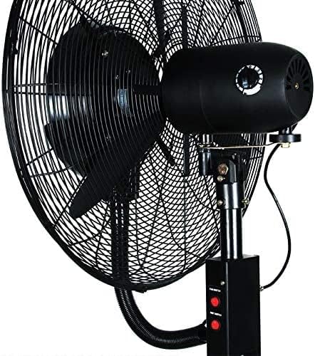 3 Speed Industrial Fan/Heavy-Duty Fan Powerful Oscillating Cooling Fan Noiseless/Industrial Humidifying Misting Fan/Floor Standing Pedestal Fan, for Commercial Resid