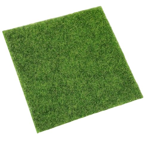 SHINEOFI Césped Verde de Simulación en PVC, Tapete Decorativo sin Mantenimiento, Cortable Forma para Uso Interior y Exterior