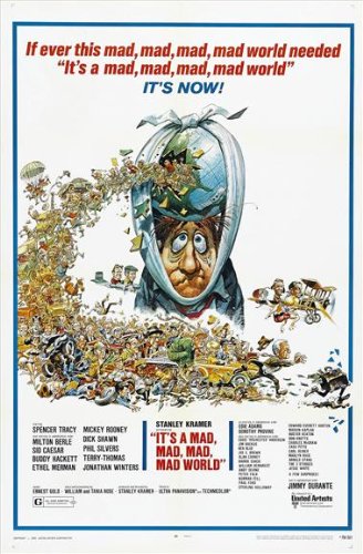Amazon.com: Movie Posters 27 x 40 It's a Mad Mad Mad Mad World