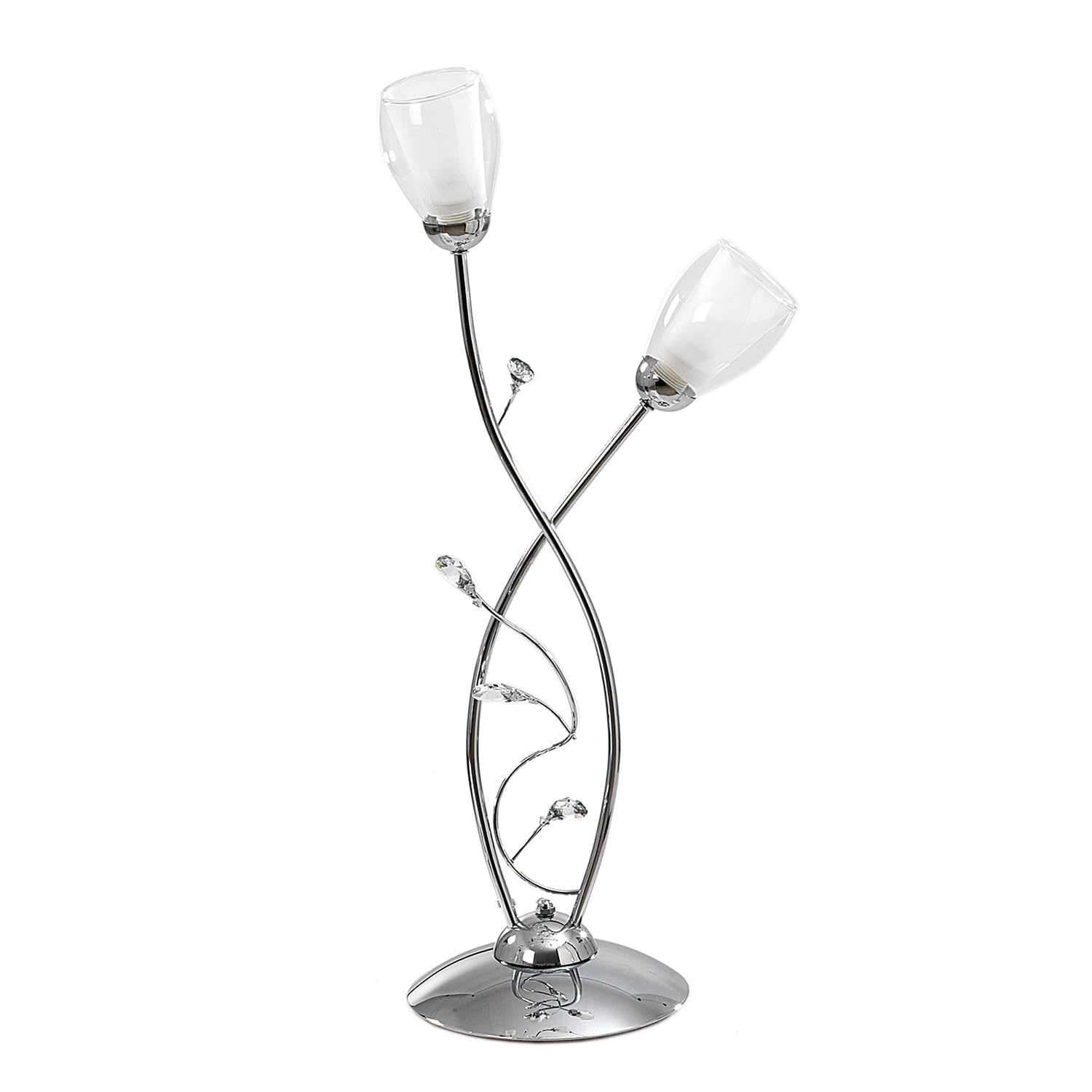 ONLI Lampe Sharon 2-flammig chrom
