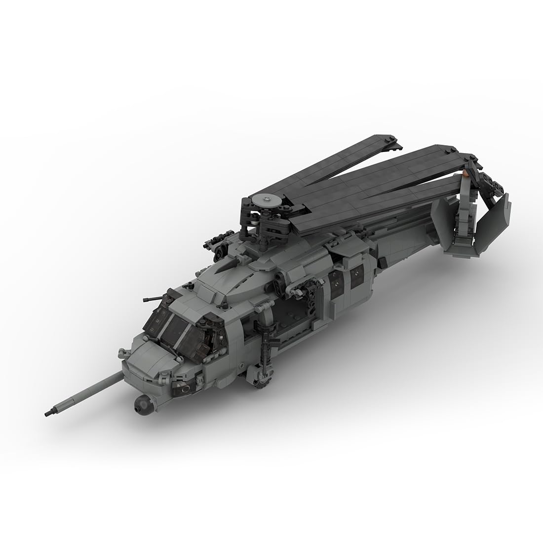 HH-60G - Kit di modellini di elicottero, elicottero militare MOC, aereo, ingegneria di mattoncini da costruzione, elicottero militare, giocattolo da costruzione, regalo per gli appassionati
