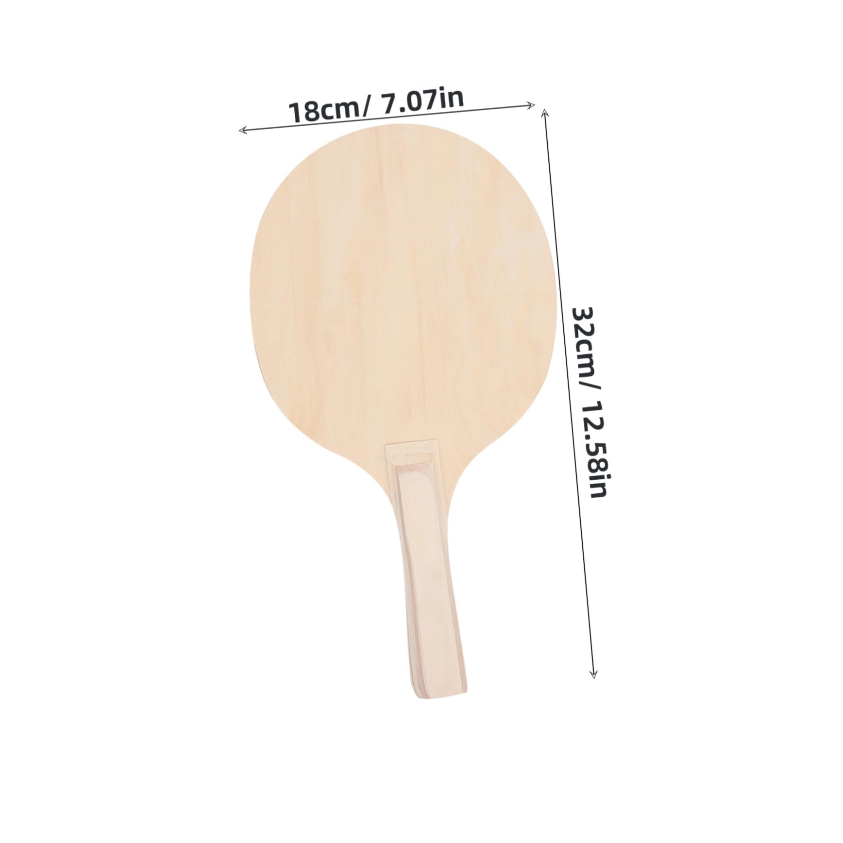 Mikinona Set in Legno Marrone 4 Pezzi di Racchette da Badminton