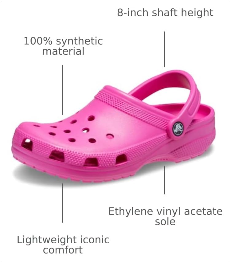 Image of Crocs Unisex-Adult Classic Clog, Clogs for Women and Men