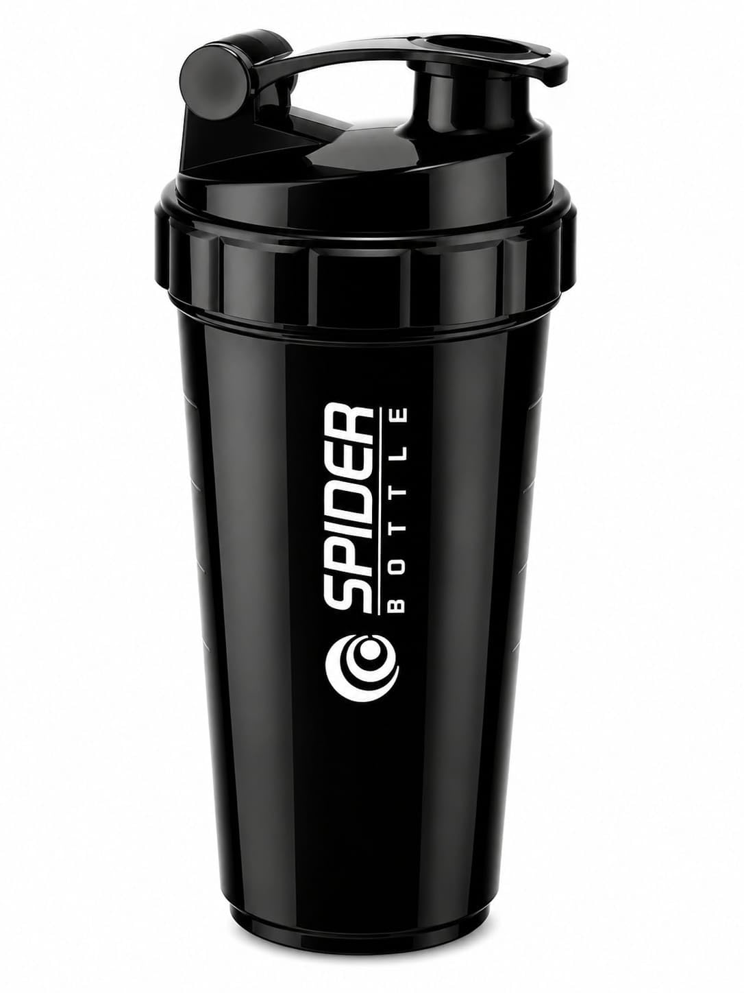 Spider Bottle Protein Shaker, Black, 700 ML, BPA Free, Leak Proof, with Stainless Steel Mixing Spring-image-42