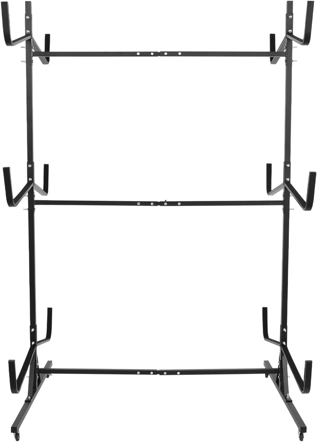 Kayak Storage Rack | Kayak Hanger with Lockable Wheels | Adjustable Width Indoor Outdoor Canoe Hanger Rack for Dock, Garage, Shed Storage