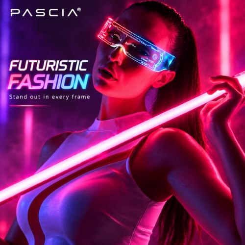 Image of HIFEER Visor Glasses with 7 Colors & 5 Lighting Modes
