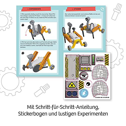 Kosmos 602581 ReBotz - Pitti der Walking-Bot, Mini-Roboter zum Bauen, Spielen und Sammeln für eine Robo-Gang, Roboter-Spielzeug, Experimentier-Set für Kinder ab 8-12 Jahre – Bild 6