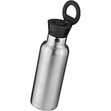 Water Bottle with BT Speaker, 550ml Sublimation Magnetic Speaker, Portable Charger, LED Light, Stainless Steel, 20oz IP65 Insulated Water Bottle for Sports, Gym, Office Silver
