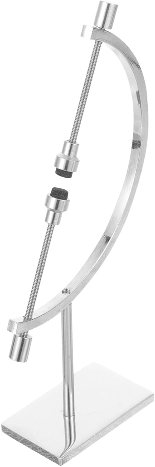 Alipis 3pcs Adjustable Metal Sphere Display Stand for Crystal Elegant Finish Decorative Holder for Gems Ornaments and More for Home Use